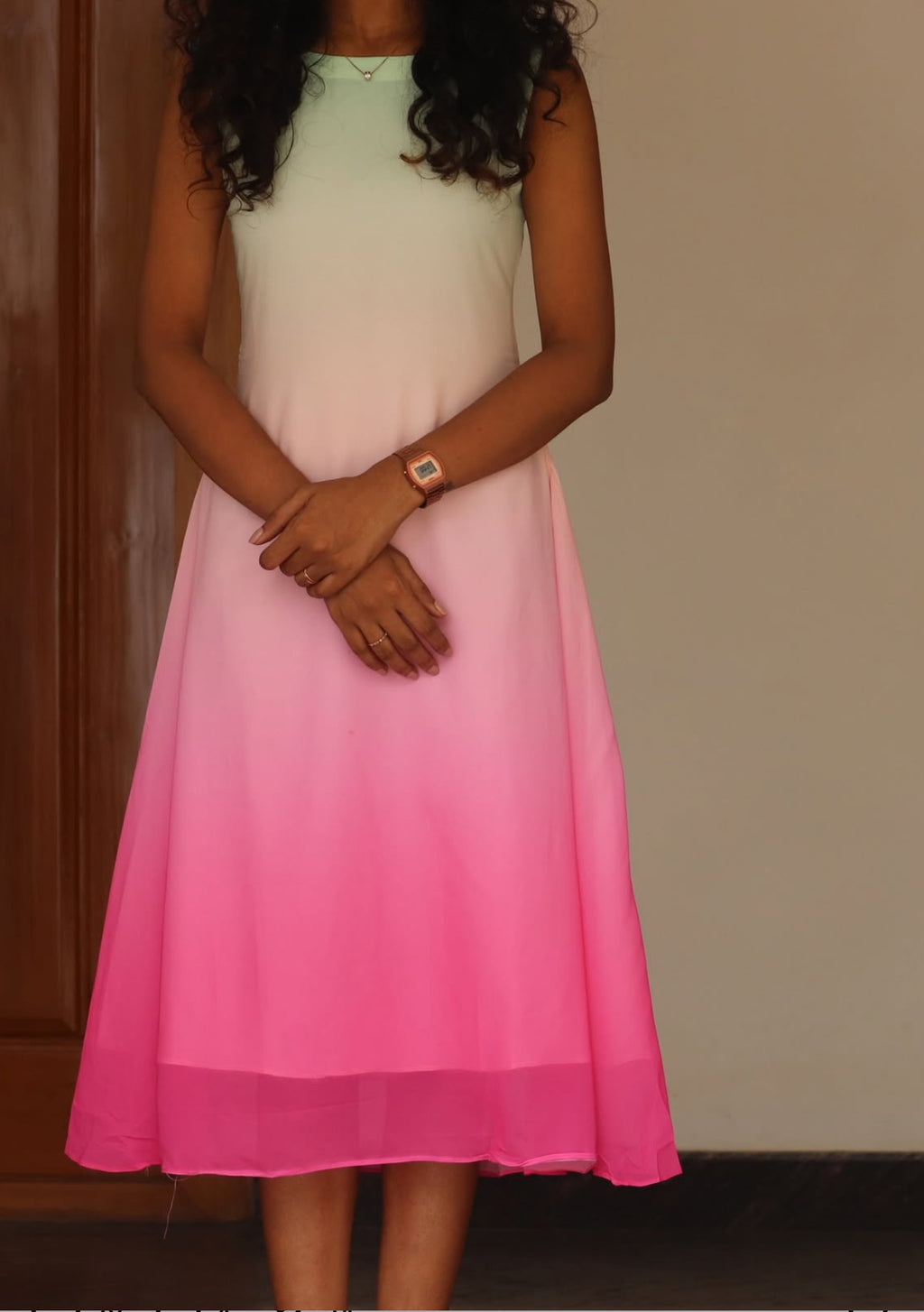 Ombre Color  Aline Dress