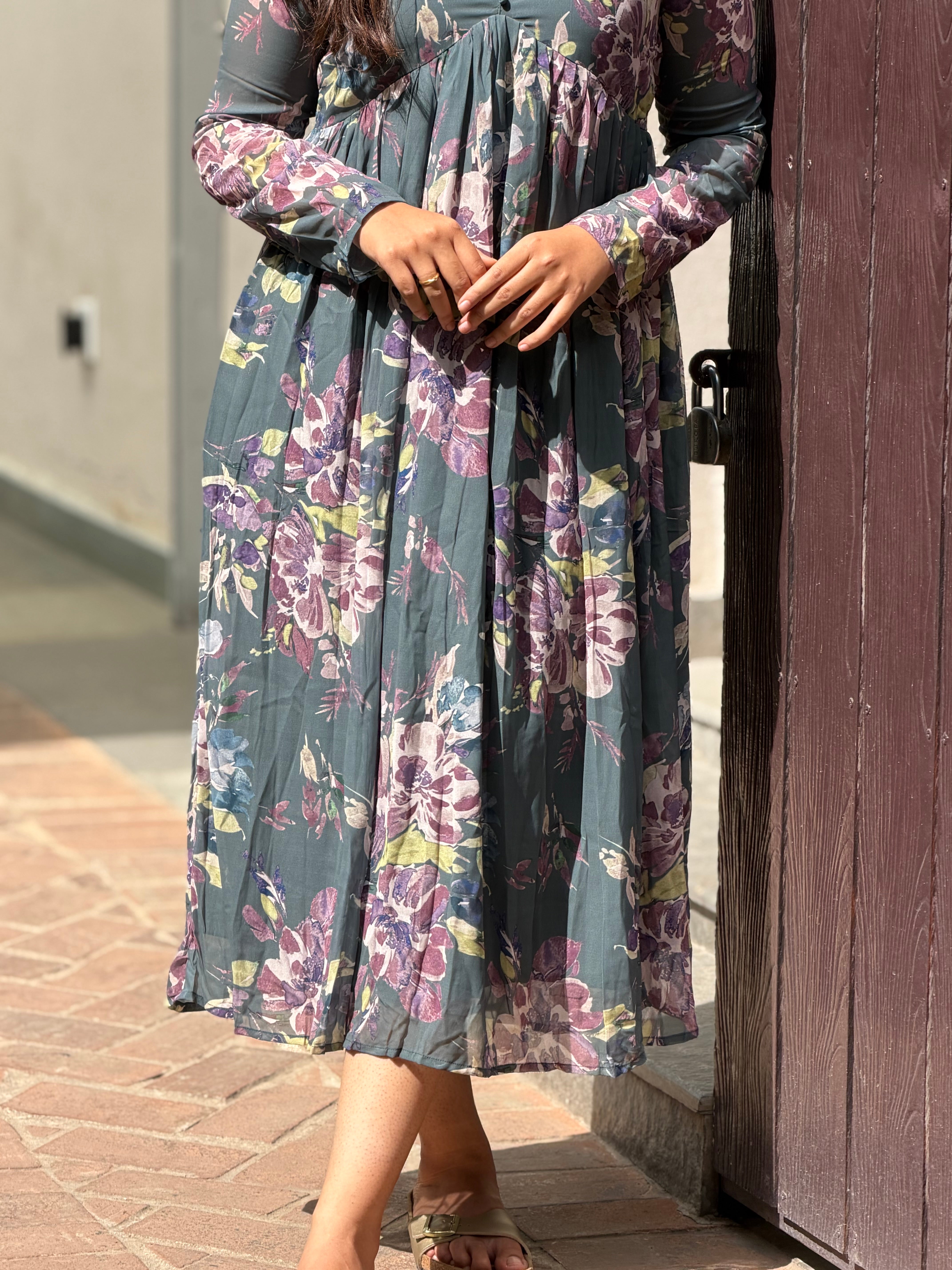 Green Aliacut Dress