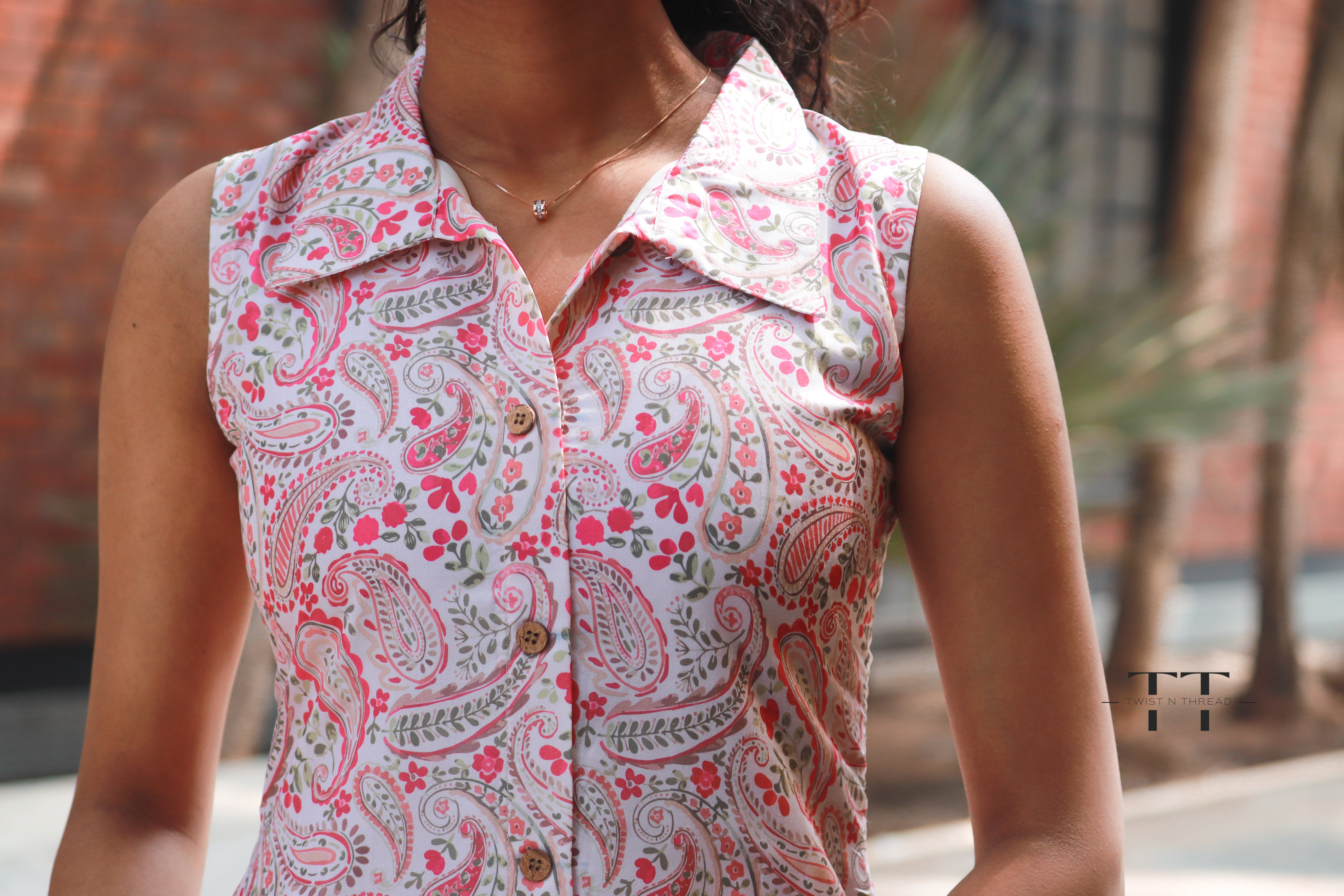 Floral Digital Print Aline Dress