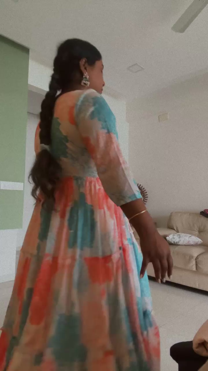 Multicolour Floral Maxi Dress