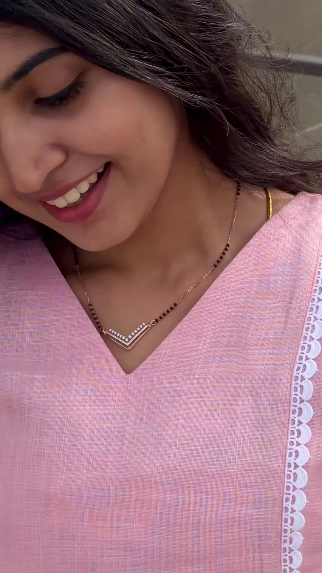 Blush Pink Linen Kurta set